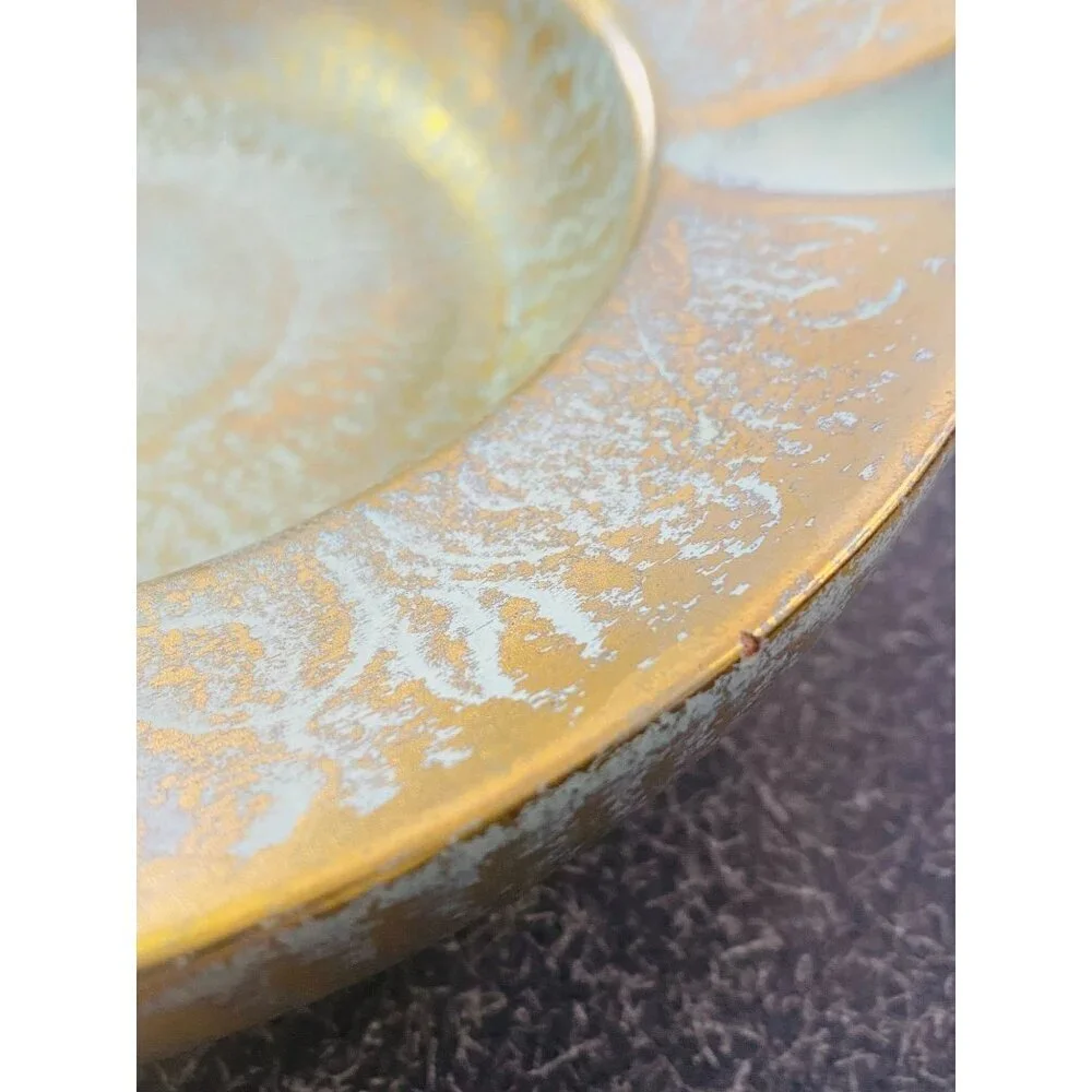 Stangl Large Round Pottery Ashtray, Mid Century Modern, Stangl Ashtray